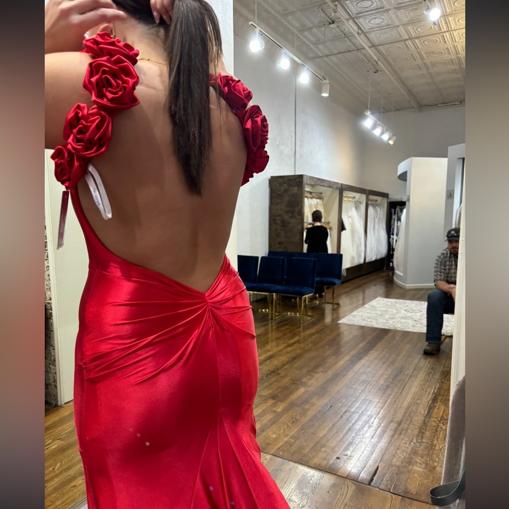 Sherri Hill Dress 56185 Prom Pageant Dress Red